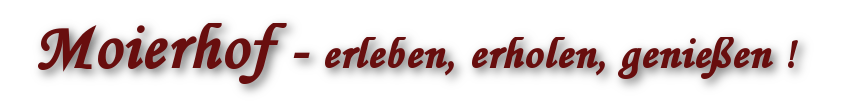 Urlaub Moierhof Logo
